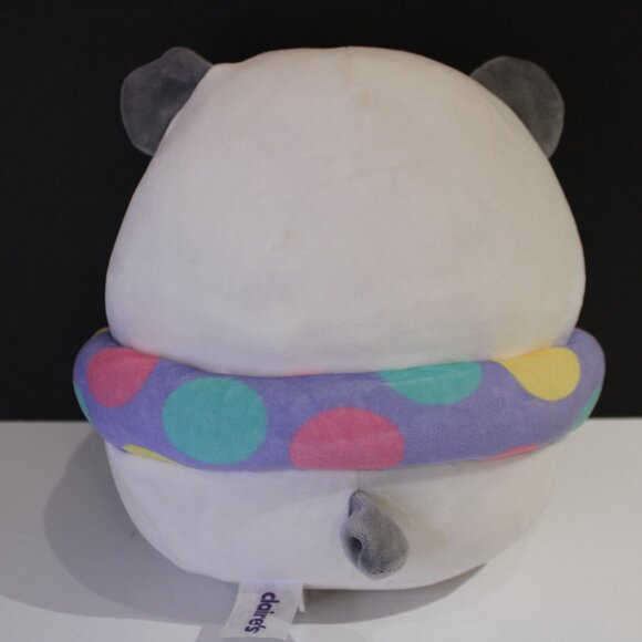 Squishmallows Panda Sinead pool party claire's polka dot pool float - Picture 2 of 7